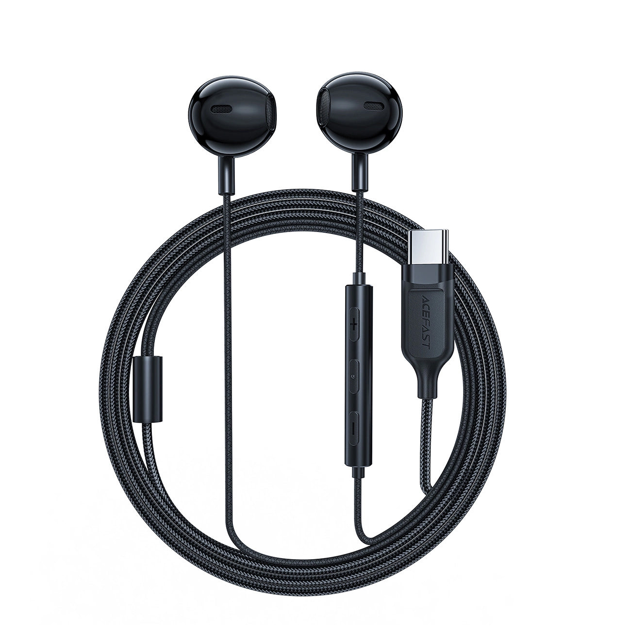 Handsfree USB-C Acefast L2, Crni