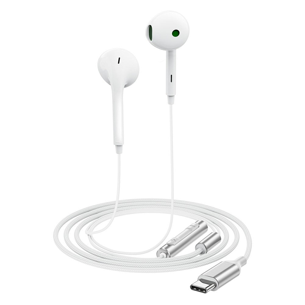 Handsfree USB-C Acefast L7, Bijela