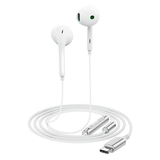 Handsfree USB-C Acefast L7, Bijela