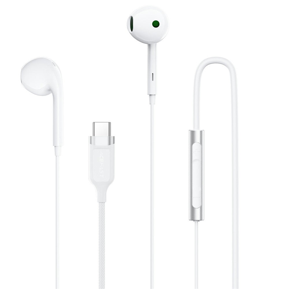 Handsfree USB-C Acefast L7, Bijela