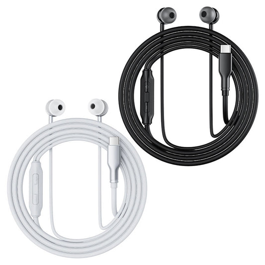 Handsfree USB-C Acefast L8, 1.2m, Sivi