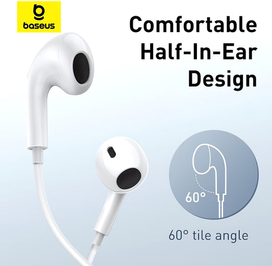 Handsfree USB-C Baseus Encok CZ17, Bijeli A00170000213-Z1