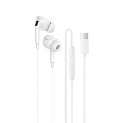 Handsfree USB-C Borofone BM100 Pro Fuente, Bijela
