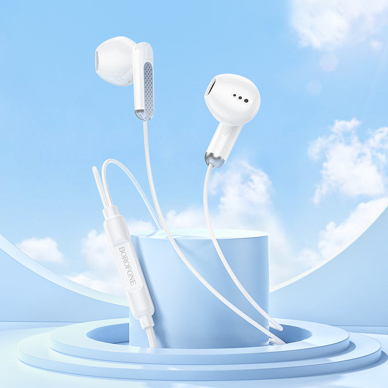 Handsfree USB-C Borofone BM89 Surpass, Bijeli