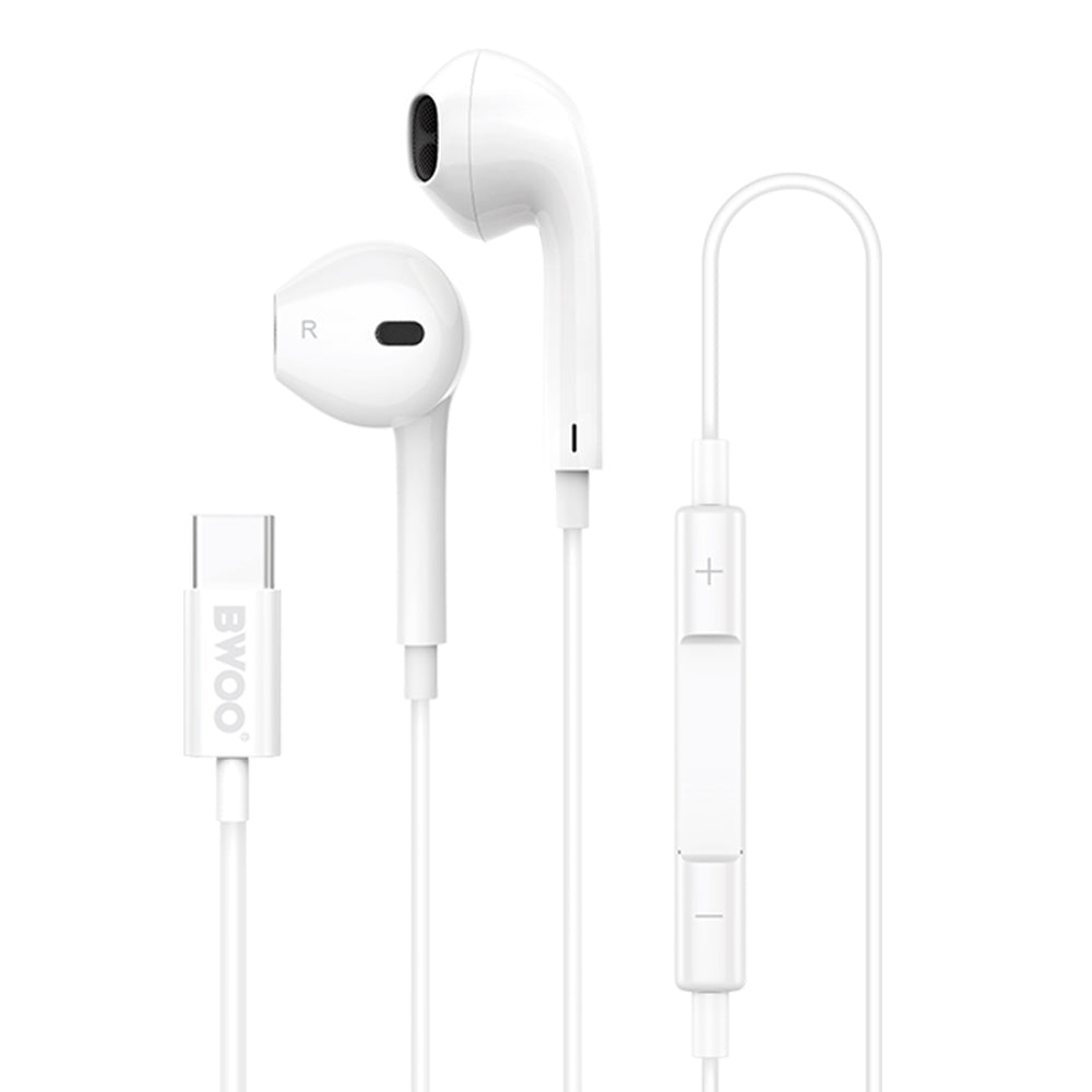 Handsfree USB-C BWOO HF175, Bijela
