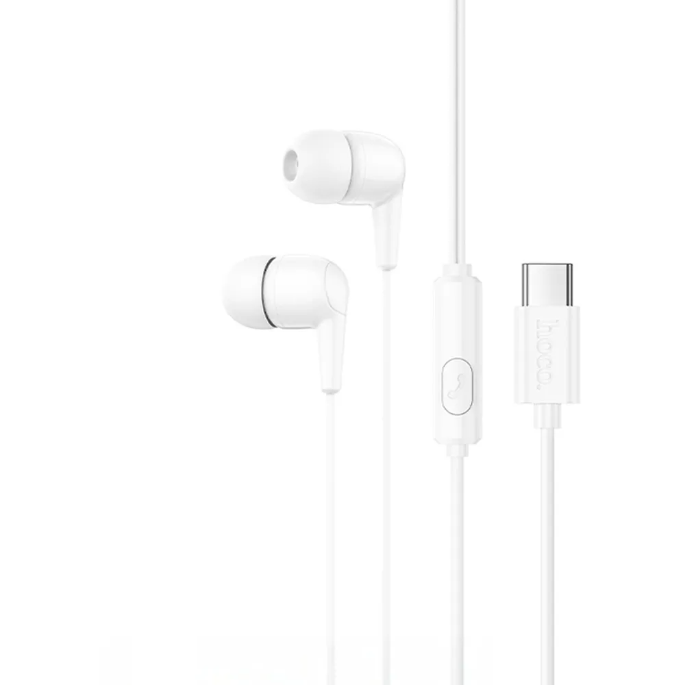Handsfree USB-C HOCO M97, Bijela