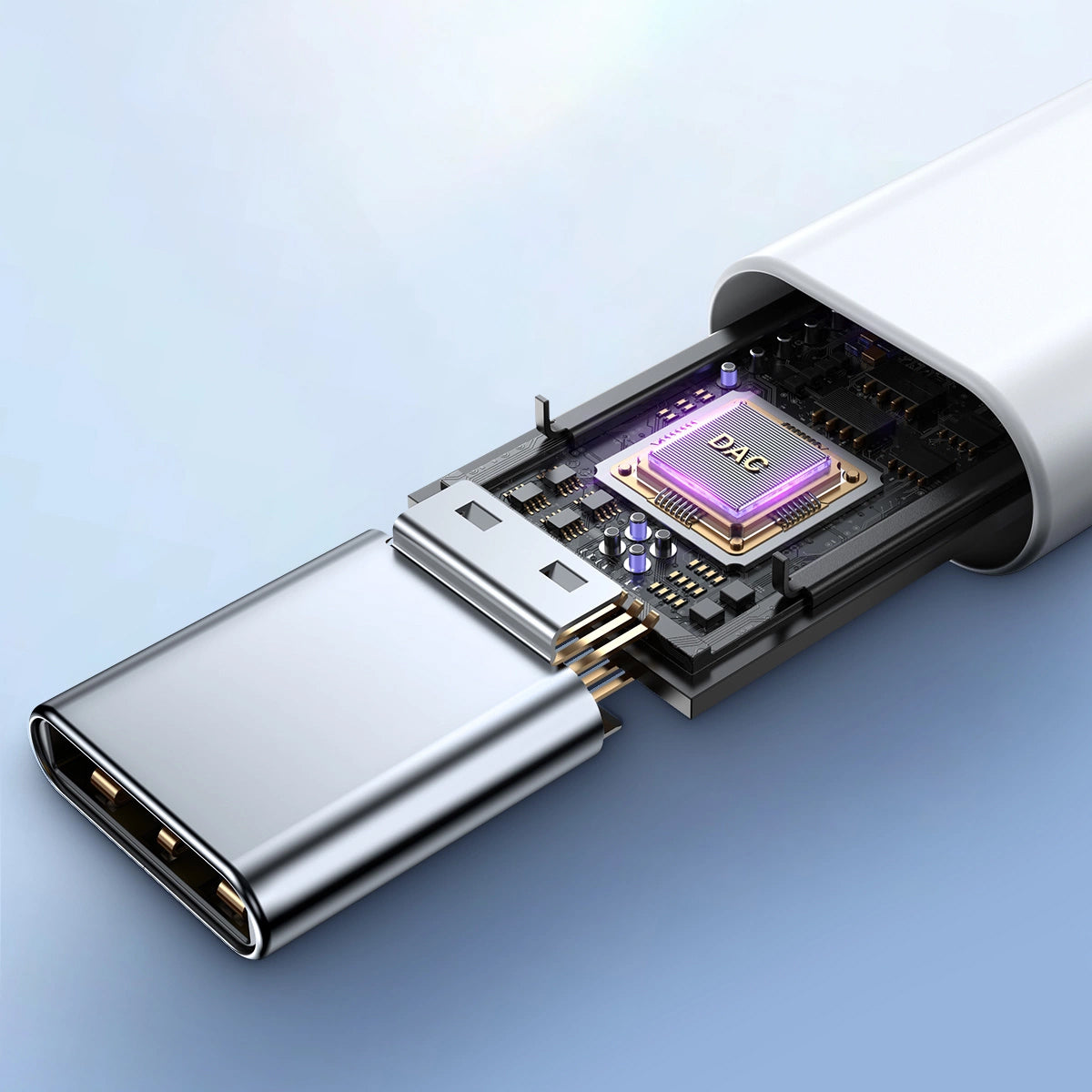 Handsfree USB-C Joyroom JR-EC05, Bijeli