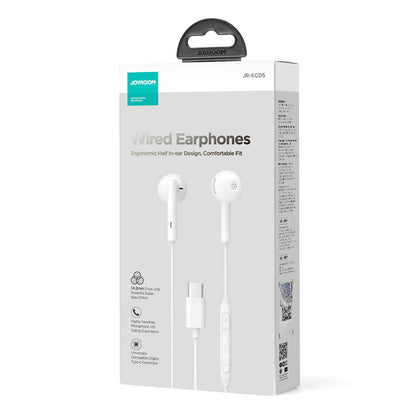 Handsfree USB-C Joyroom JR-EC05, Bijeli