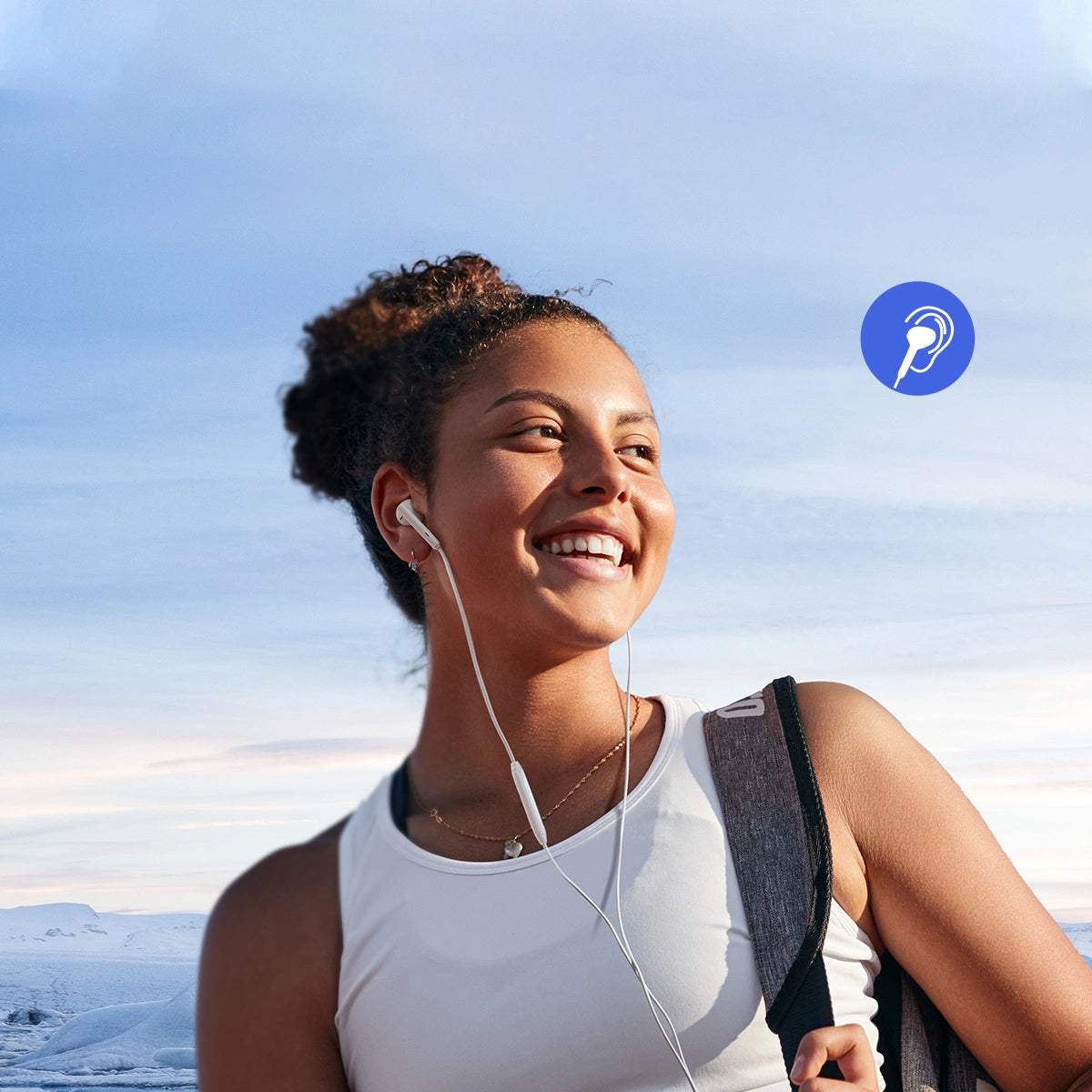 Handsfree USB-C Joyroom JR-EC05, Bijeli