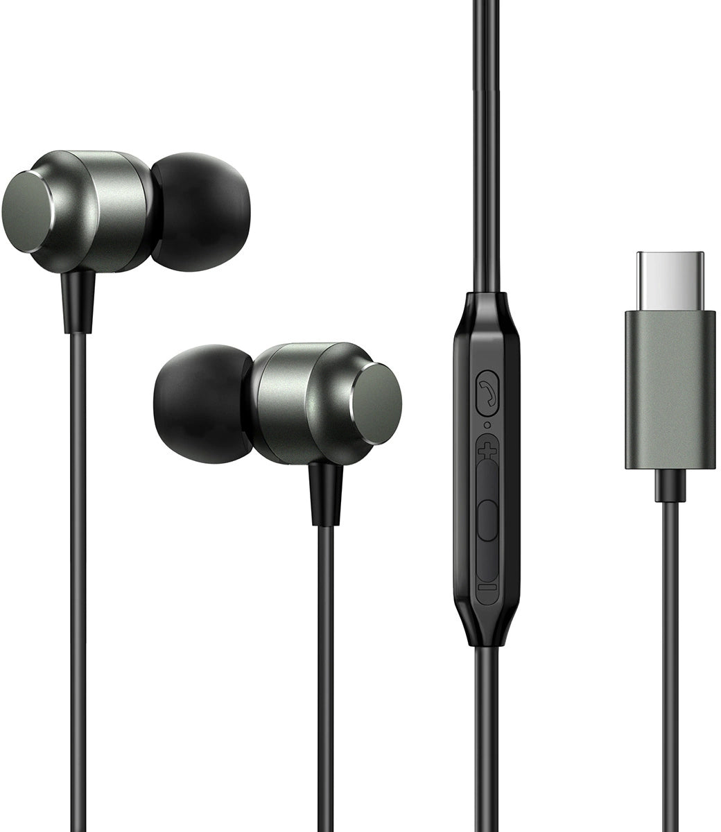 Handsfree USB-C Joyroom JR-EC06, Sivi
