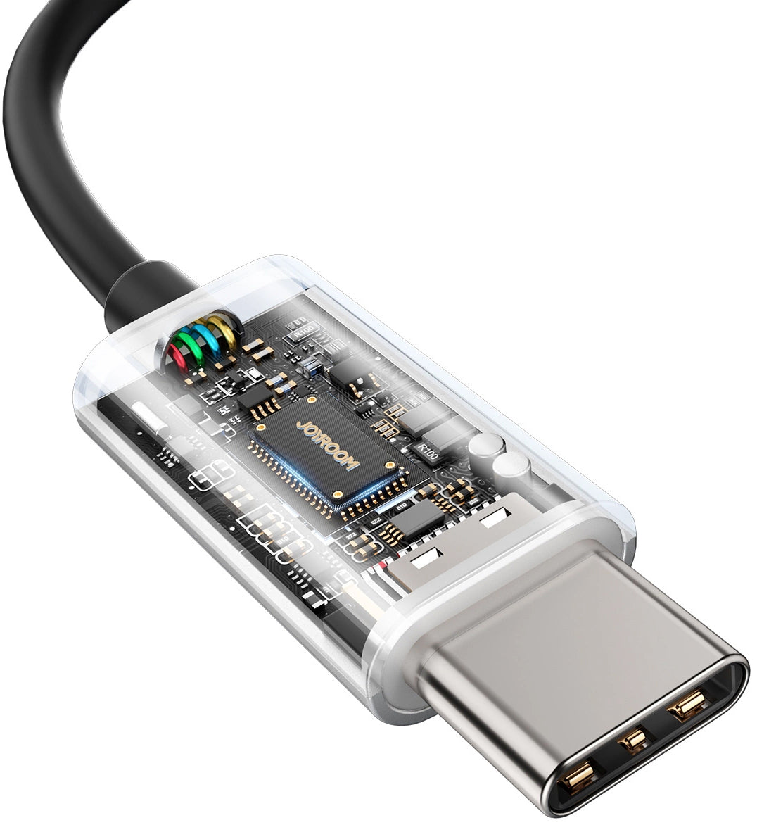 Handsfree USB-C Joyroom JR-EC07, Crni