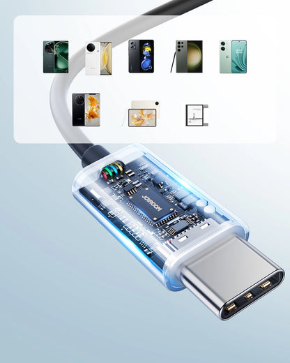 Handsfree USB-C Joyroom JR-EC07, Crni
