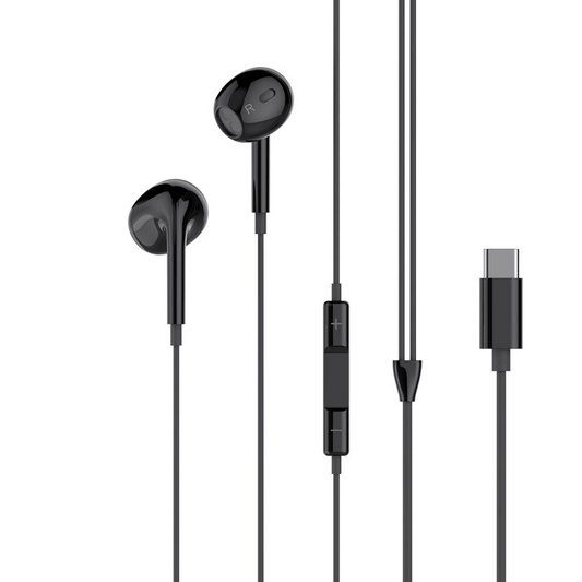 Handsfree USB-C XO Design EP74, Crna