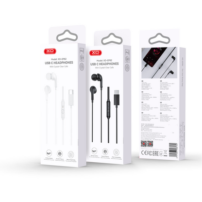 Handsfree USB-C XO Design EP82, Bijela