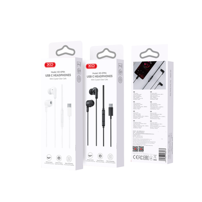 Handsfree USB-C XO Design EP84, Bijela