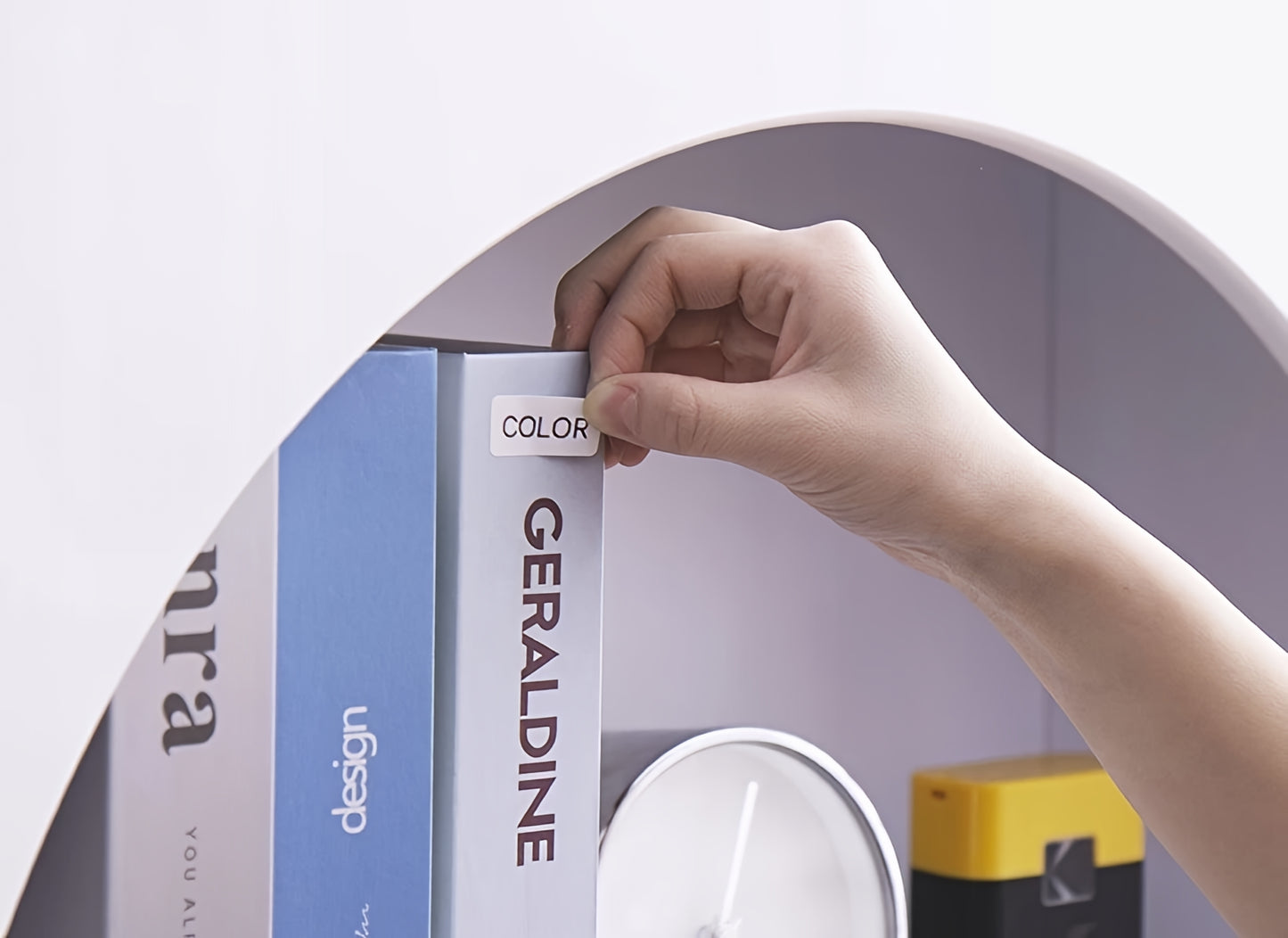 Rola samoljepljivih etiketa za pisač Label Era, set od 12 komada