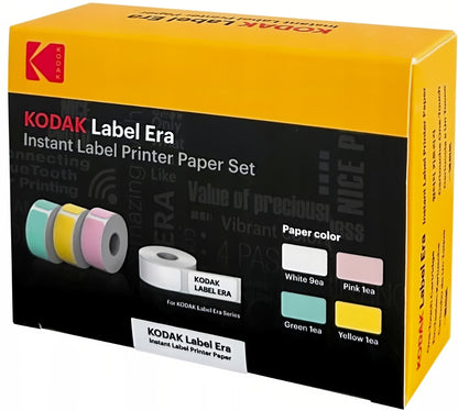 Rola samoljepljivih etiketa za pisač Label Era, set od 12 komada