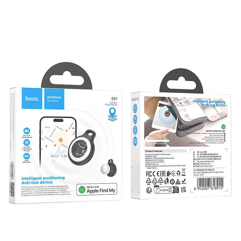 HOCO SmartTag E91 za iOS seriju, Crni