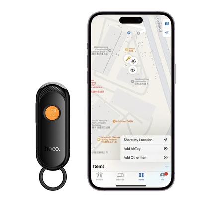 HOCO SmartTag E99 Flash za iOS seriju, Crna