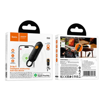 HOCO SmartTag E99 Flash za iOS seriju, Crna