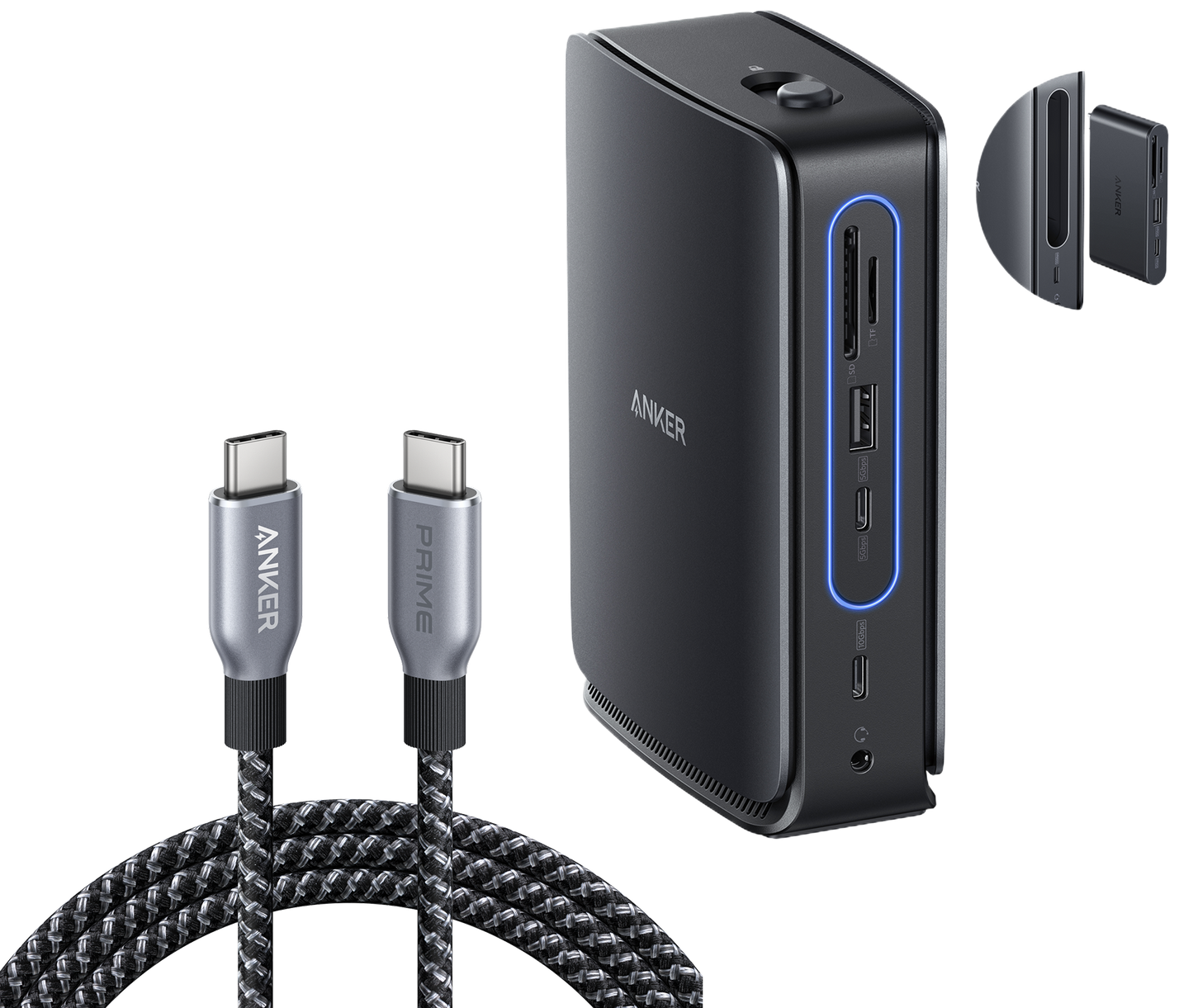 Multifunkcionalni Hub Anker 13u1, Siva A83C3311