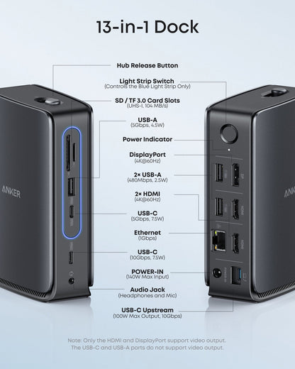Multifunkcionalni Hub Anker 13u1, Siva A83C3311