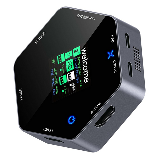 Multifunkcionalni Hub OEM YC-931, 8u1, Siva