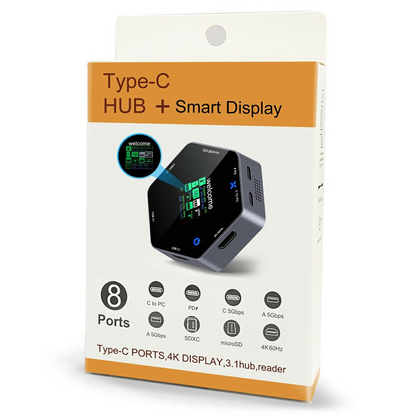 Multifunkcionalni Hub OEM YC-931, 8u1, Siva