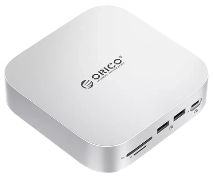 Višenamjenski hub Orico MiniLink M48PR za Apple Mac Mini M4, 9u1, Srebrni