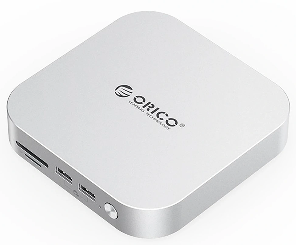 Višenamjenski hub Orico MiniLink M49P za Apple Mac Mini M4, 9u1, Srebrni