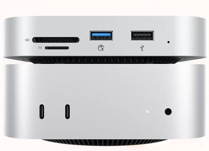 Višenamjenski hub Orico MiniLink M48PR za Apple Mac Mini M4, 9u1, Srebrni