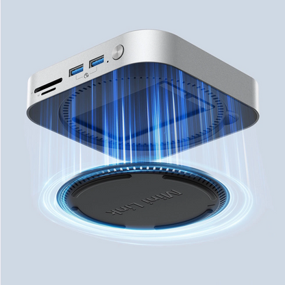 Višenamjenski hub Orico MiniLink M49P za Apple Mac Mini M4, 9u1, Srebrni