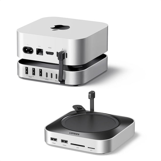 Multifunkcionalni hub UGREEN CM841A (95094) za Apple Mac Mini M4 / Pro, 10in1, Siva