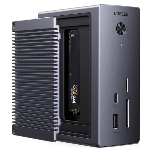 Višenamjenski hub UGREEN CM923 (55735), 10-u-1, Sivi