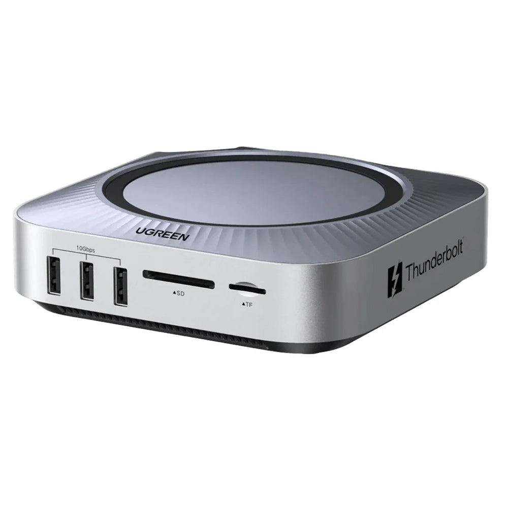 UGREEN Revodok Maxidok višenamjensko čvorište (85883EU) za Apple Mac Mini M4 / Mini M4 Pro, 10-u-1, srebrno