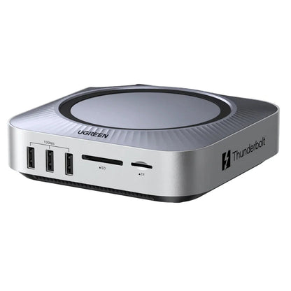 UGREEN Revodok Maxidok višenamjensko čvorište (85883EU) za Apple Mac Mini M4 / Mini M4 Pro, 10-u-1, srebrno