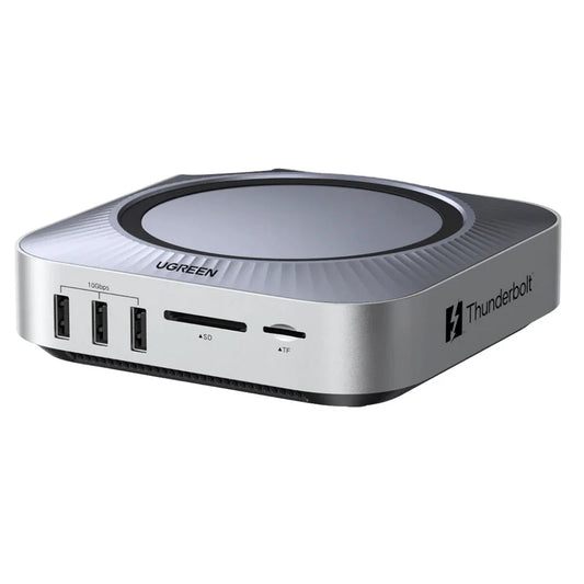 UGREEN Revodok Maxidok višenamjensko čvorište (85883EU) za Apple Mac Mini M4 / Mini M4 Pro, 10-u-1, srebrno