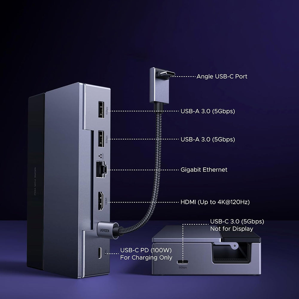 UGREEN 75126 Podrška za prijenosnu konzolu, Siva