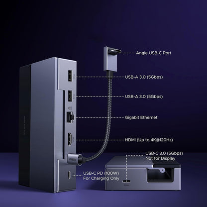 UGREEN 75126 Podrška za prijenosnu konzolu, Siva