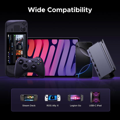 UGREEN 75126 Podrška za prijenosnu konzolu, Siva