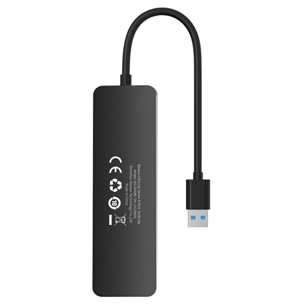 USB Hub Baseus UltraJoy, 4 x USB-A 3.0, 0.15m, crni B0005280B111-00