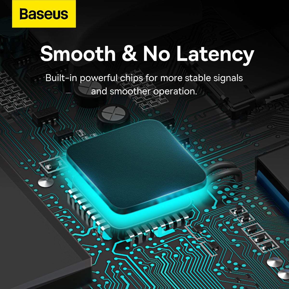USB-C Hub Baseus Lite, 4 x USB-A 3.2, 2m, Bijeli