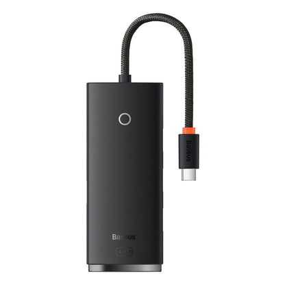 USB-C Hub Baseus Lite, 4 x USB-A 3.0 - 1 x USB-C, 0,25 m, crni WKQX030301