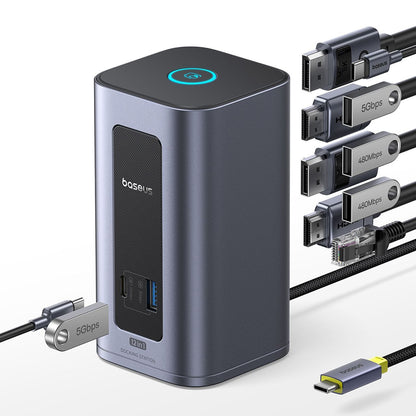 Višenamjenski hub Baseus Nomos NU1 Air Spacemate, 12in1, Sivi B0114400