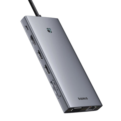 Hub USB-C Baseus PortalJoy, 13in1, Siva B00053002811-01