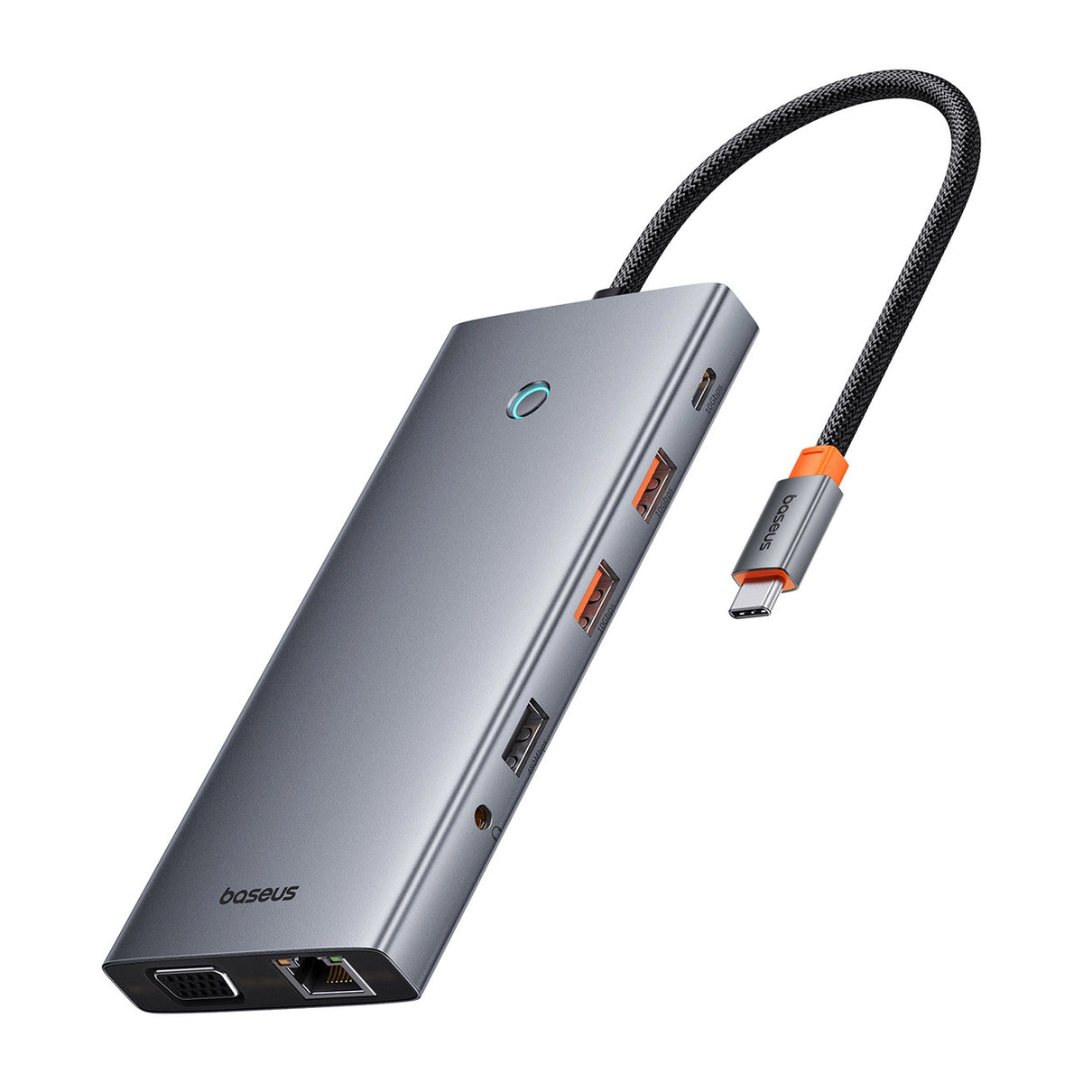 Hub USB-C Baseus PortalJoy, 13in1, Siva B00053002811-01