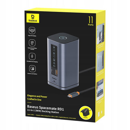 Višenamjenski Hub Baseus Spacemate, 11u1, Sivi B0112701