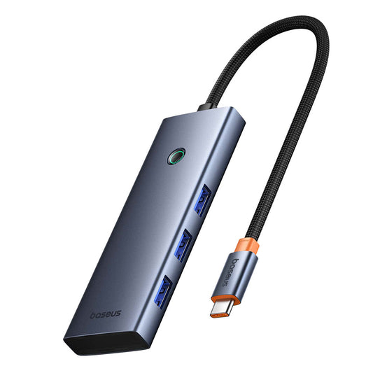 Hub USB-C Baseus UltraJoy, 3 x USB-A 3.0 - 1 x USB-C - 1 x HDMI - 1 x SD - 1 x microSD, Sivi B00052803811-00