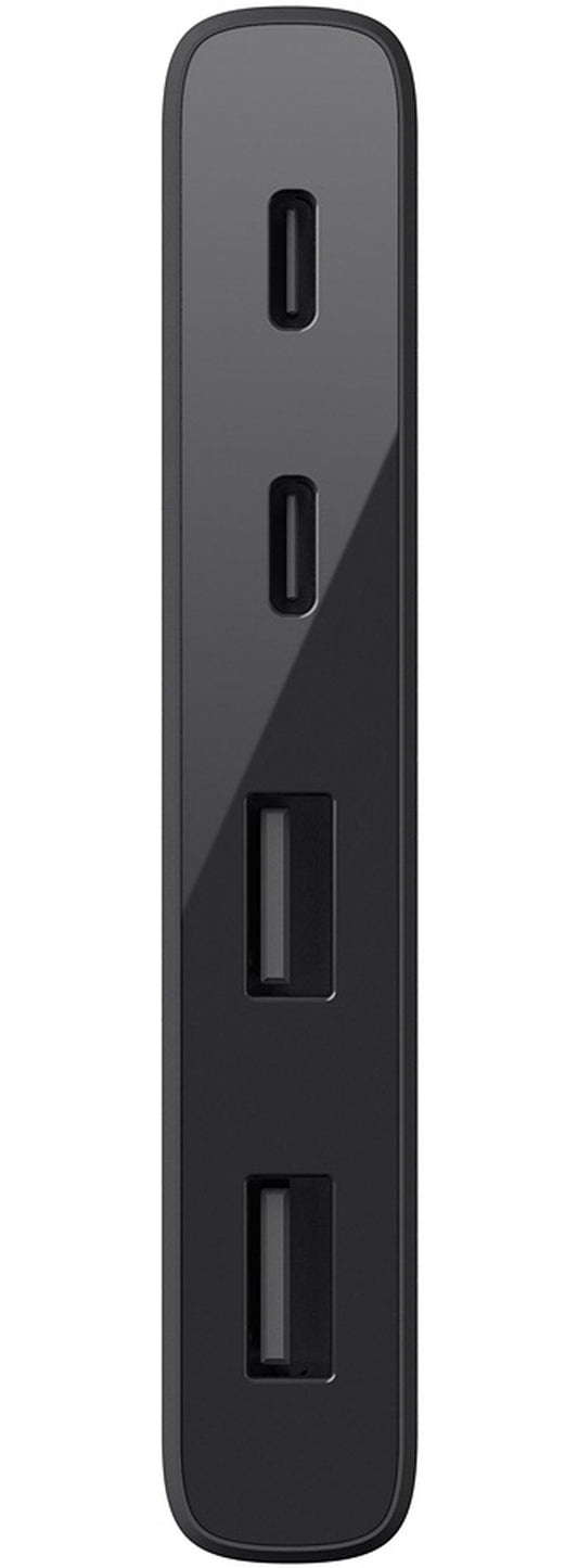 Hub USB-C Belkin Mini, 2 x USB-A 3.1 - 2 x USB-C, Crna F4U090btBLK