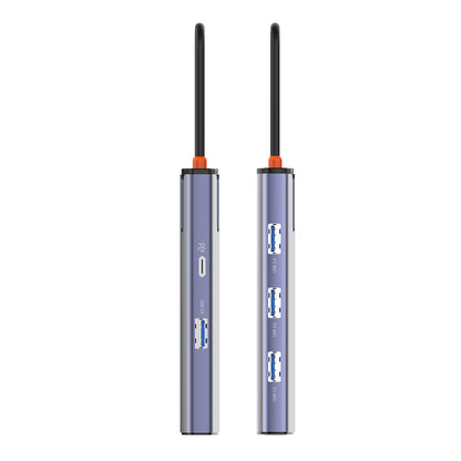 Hub USB-C ColorWay CW-HUB03, 6u1, Srebrni